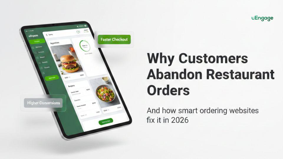 Why Customers Abandon Restaurant Orders Mid-Way (And How Smart Ordering Websites Fix It)