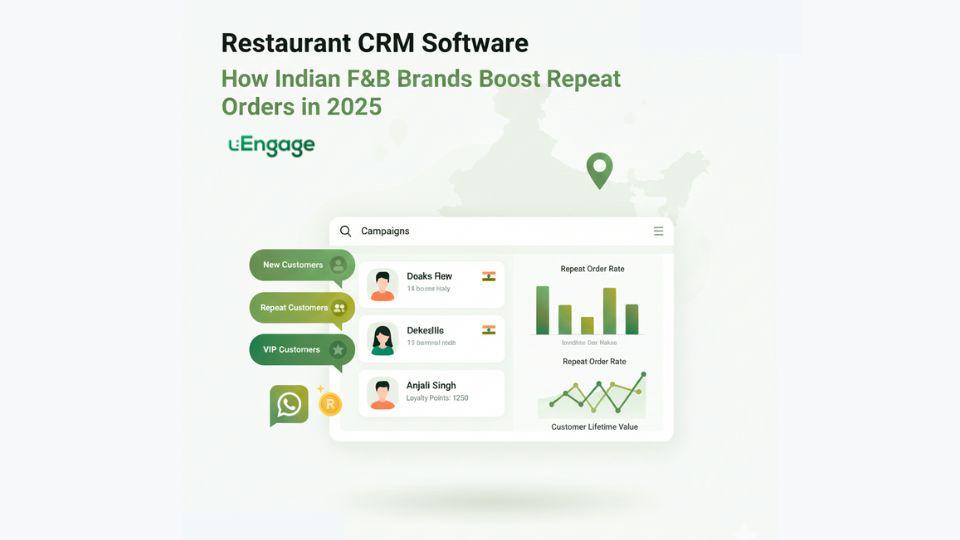 Restaurant CRM Software: How Indian F&B Brands Use Data to Increase Repeat Orders in 2025 Restaurant CRM Software: How Indian F&B Brands Use Data to Increase Repeat Orders in 2025